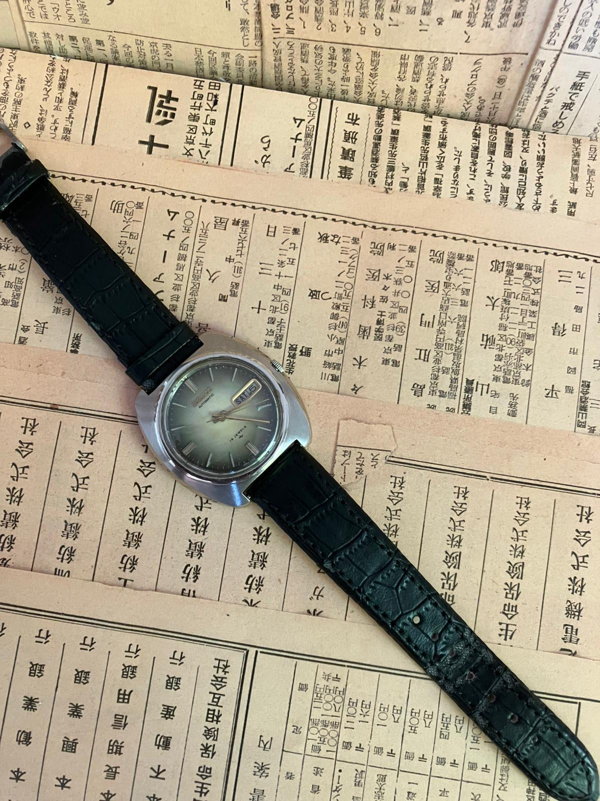 Seiko Automatic - 7005-6020 Electric Green