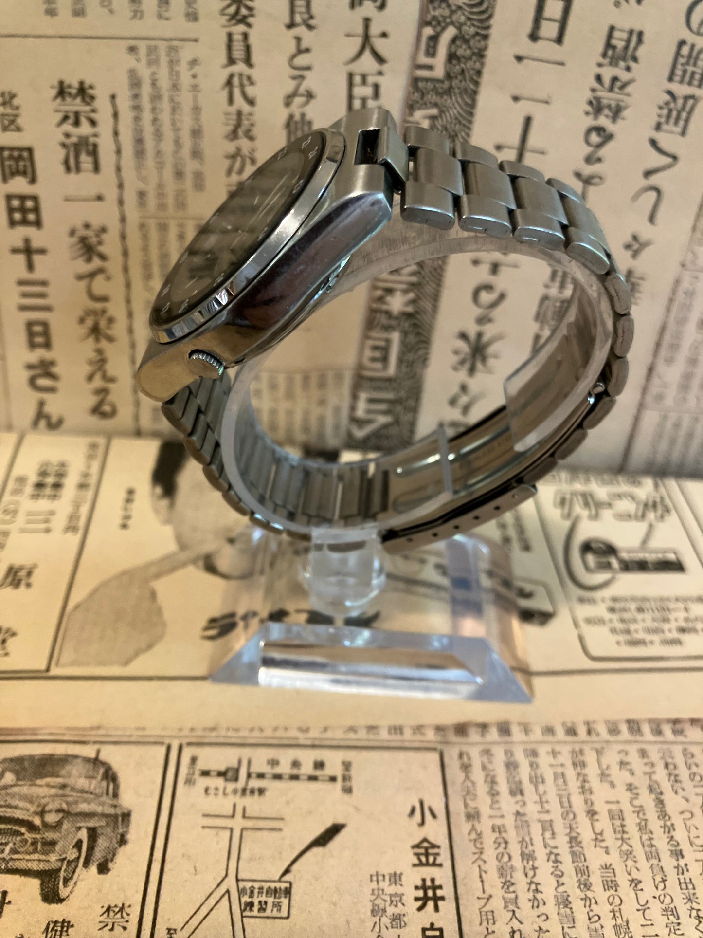 Seiko 5 - 7009 'Railway Time' Black (1989)