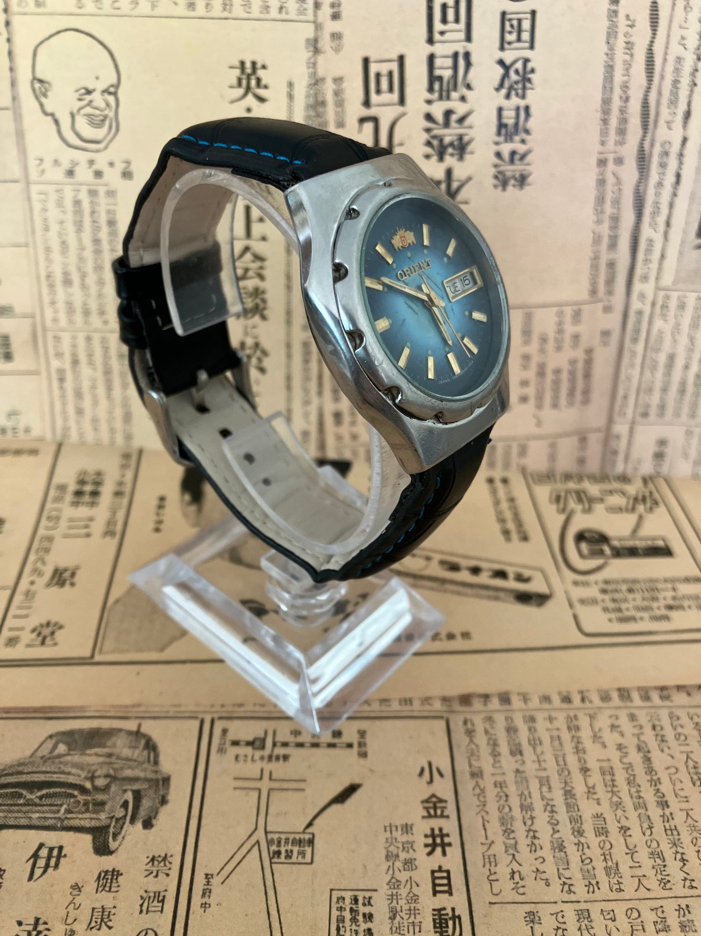 Orient Automatic - Sunburst blue (1982)