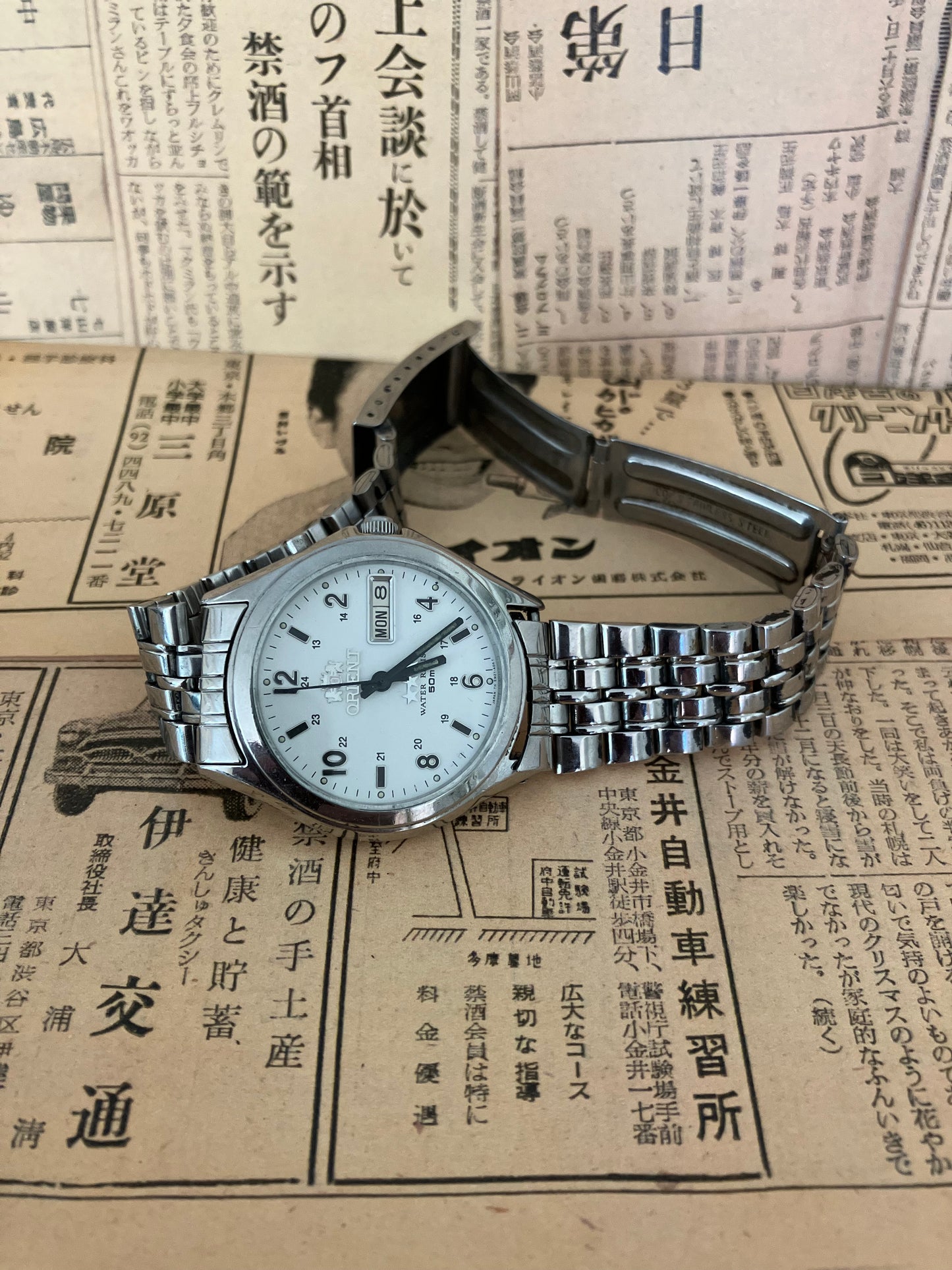 Orient Automatic 3-star - White (1988)
