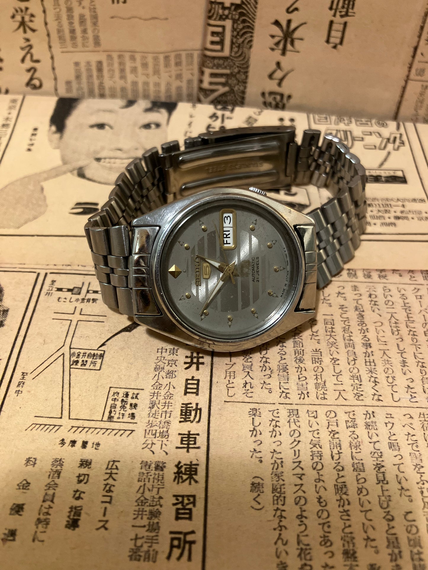 Seiko 5 - 7S26 Silver sphere (1997)