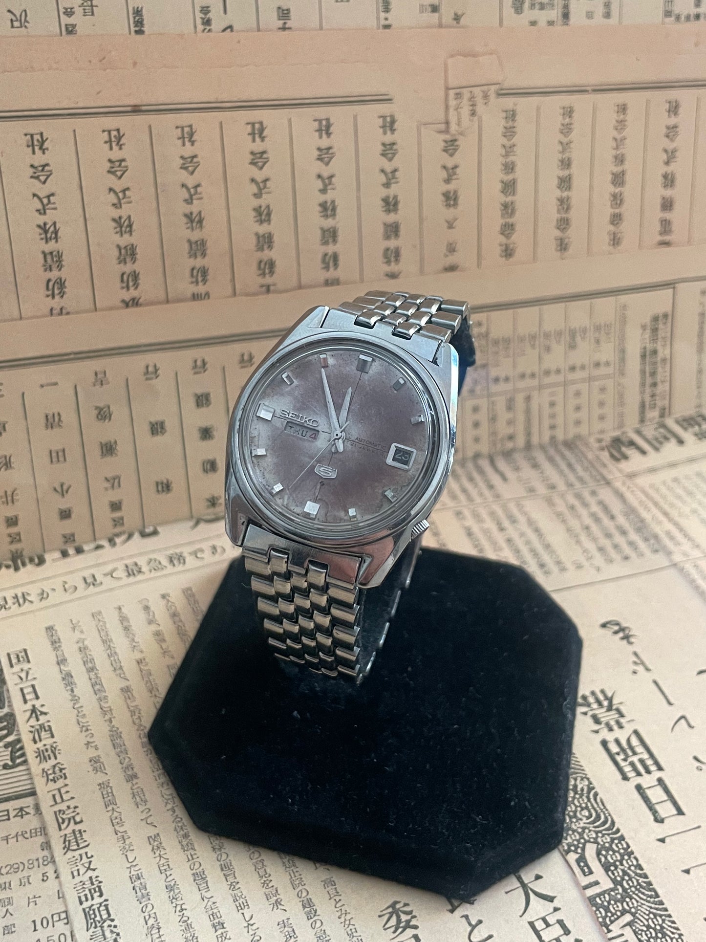 Seiko 5 - 6119 Silver (Patina)