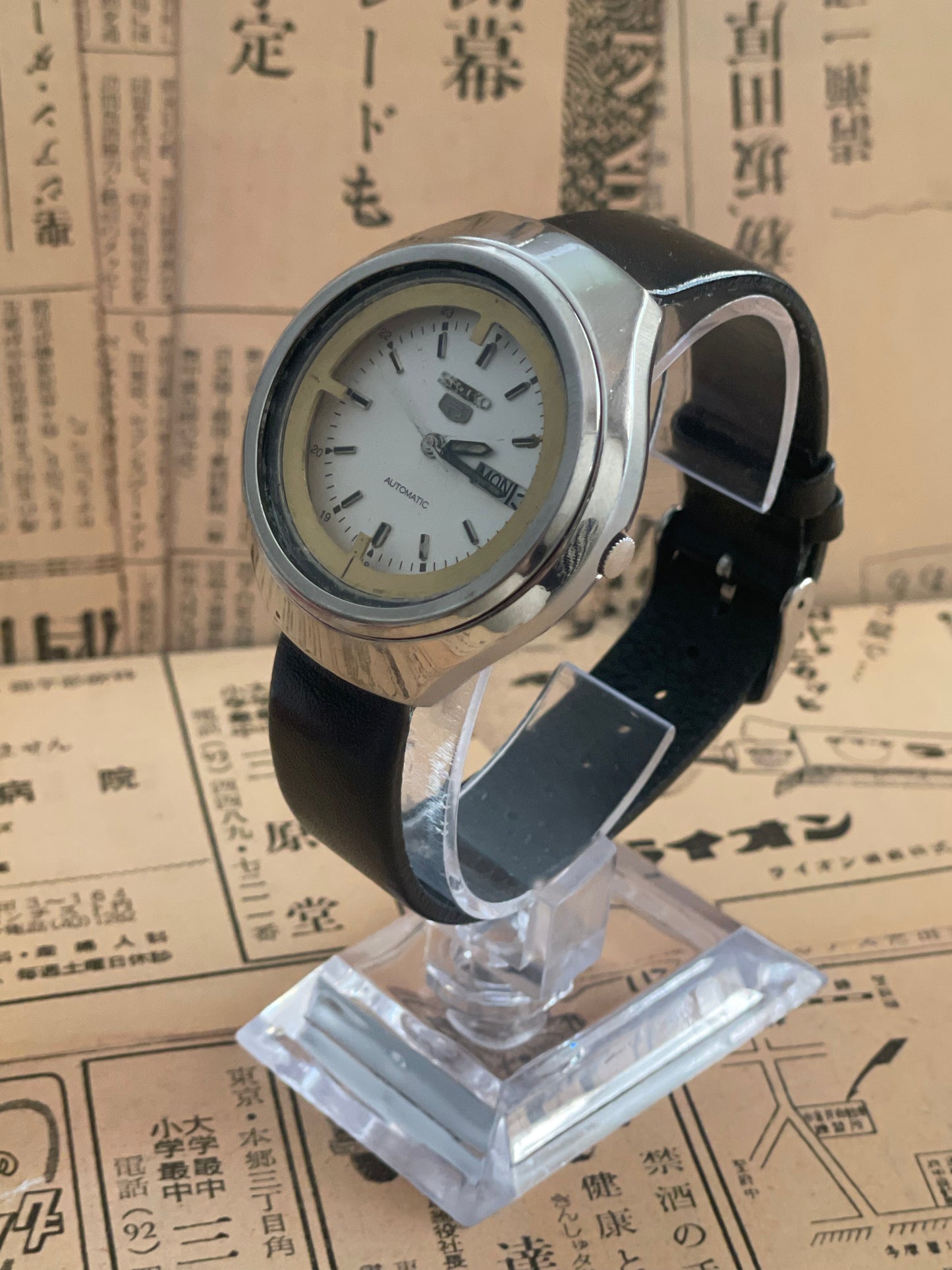 Seiko 5 - 6309 Gold/White (1971)