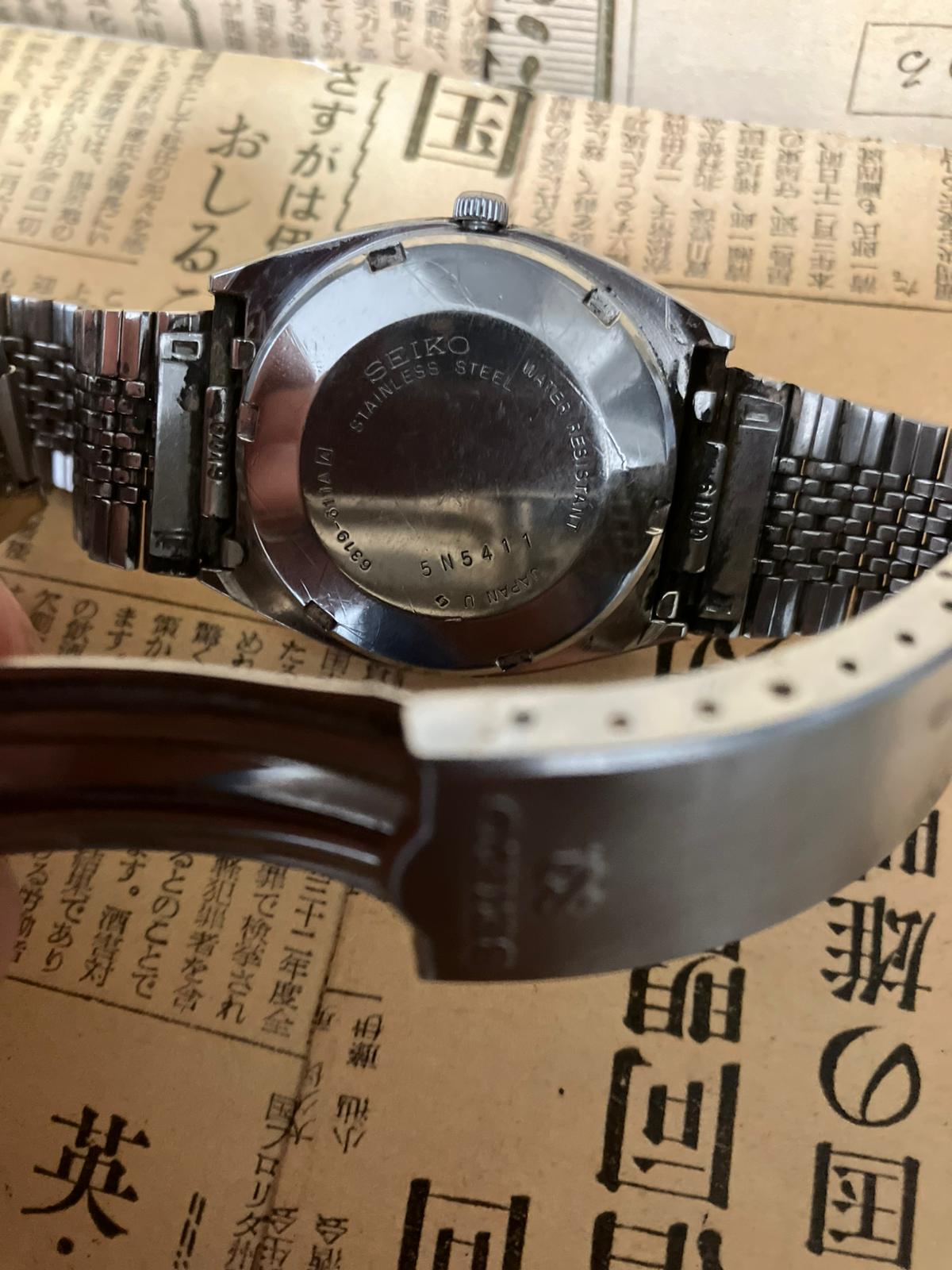 Seiko 5 - 6319 Black TV Case (1985)