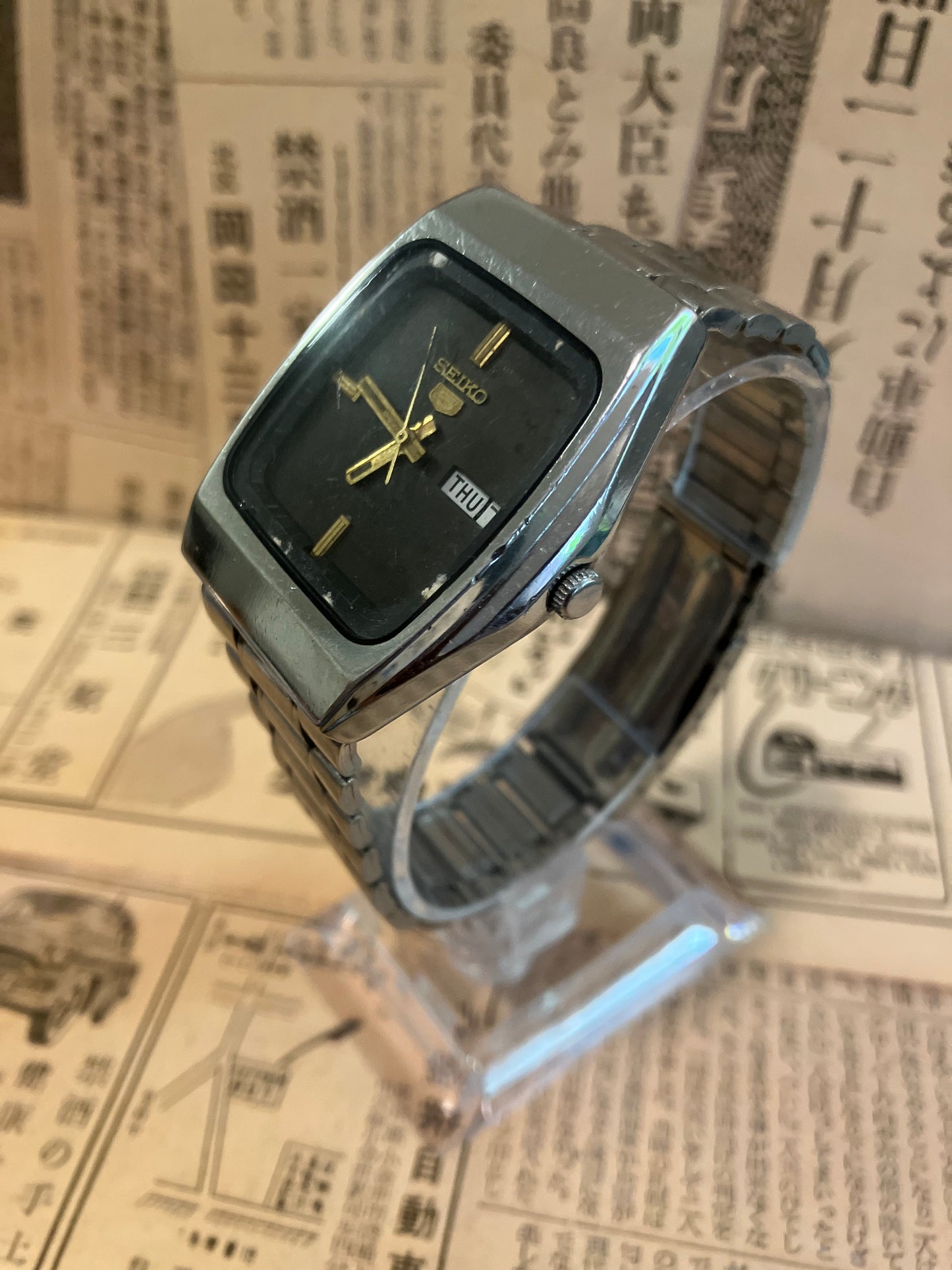 Seiko 5 - 6309 Black TV Case (1985)