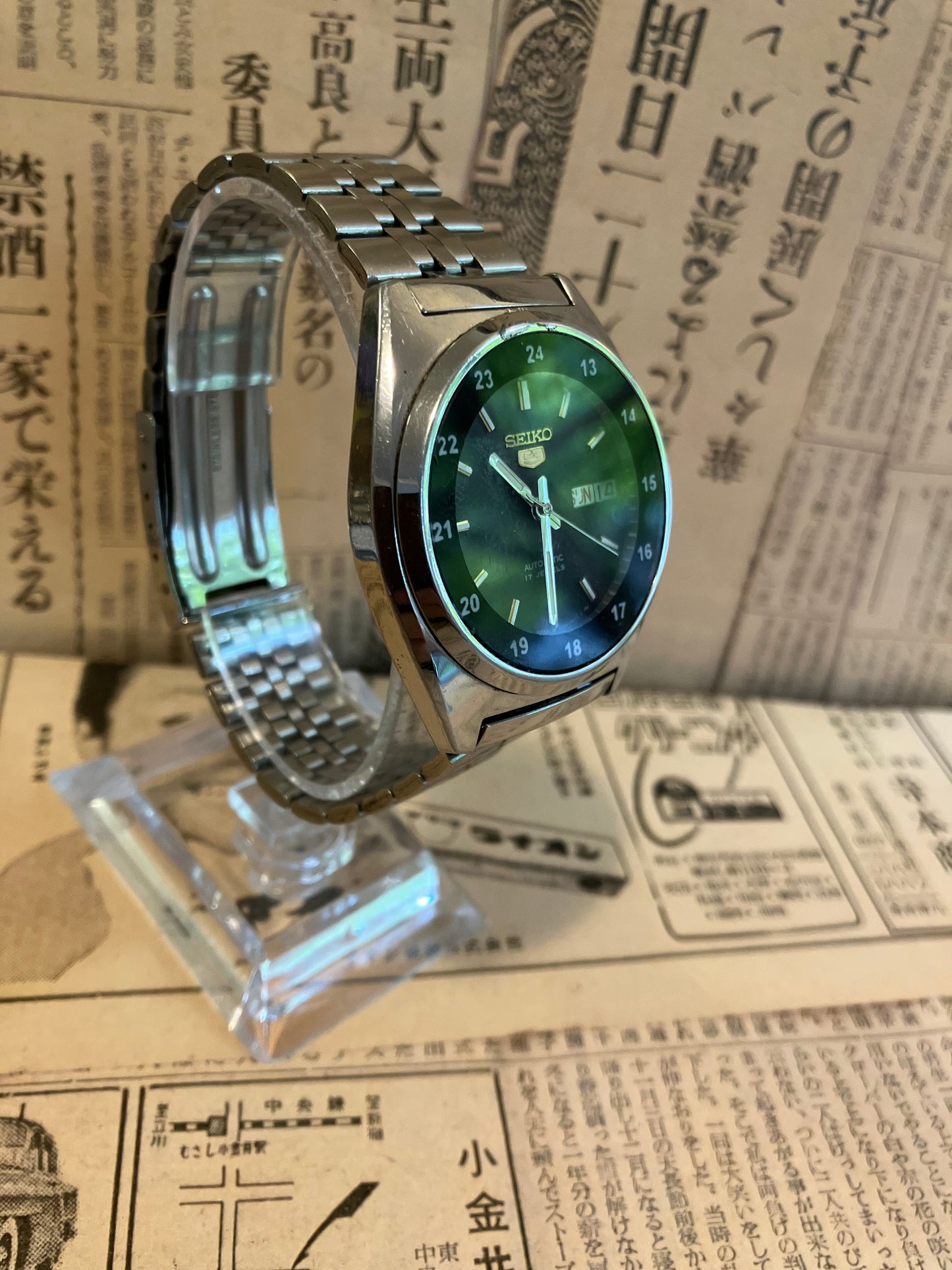 Seiko 5 - 7009 'Railway Time' Black (1988)