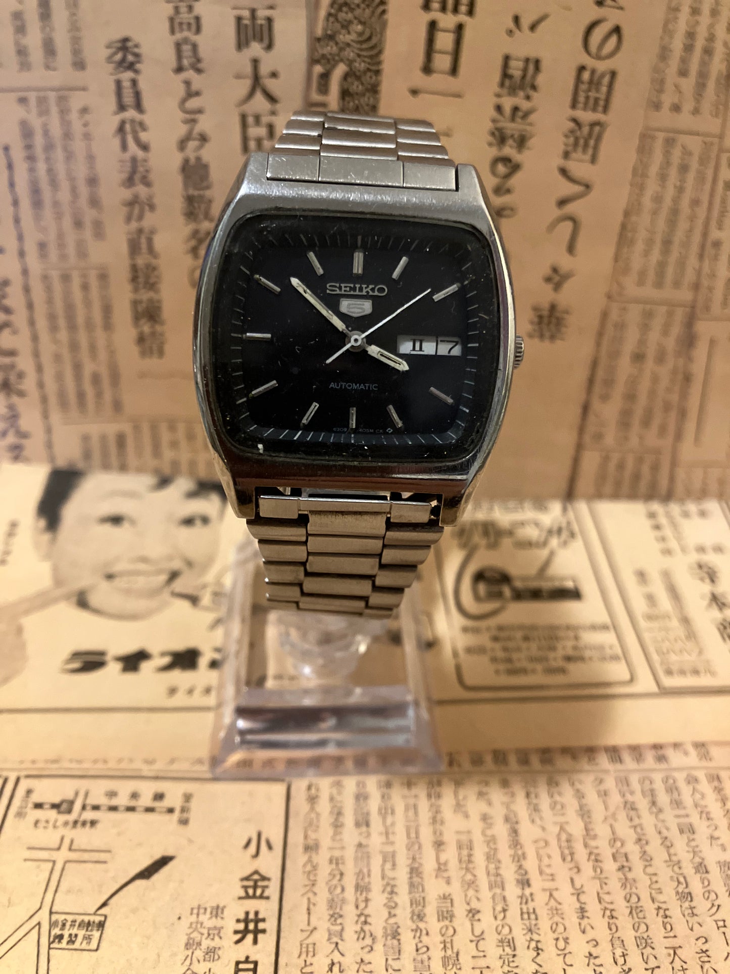 Seiko 5 - 6309 ‘Railway Time’ Black TV Case (1983)