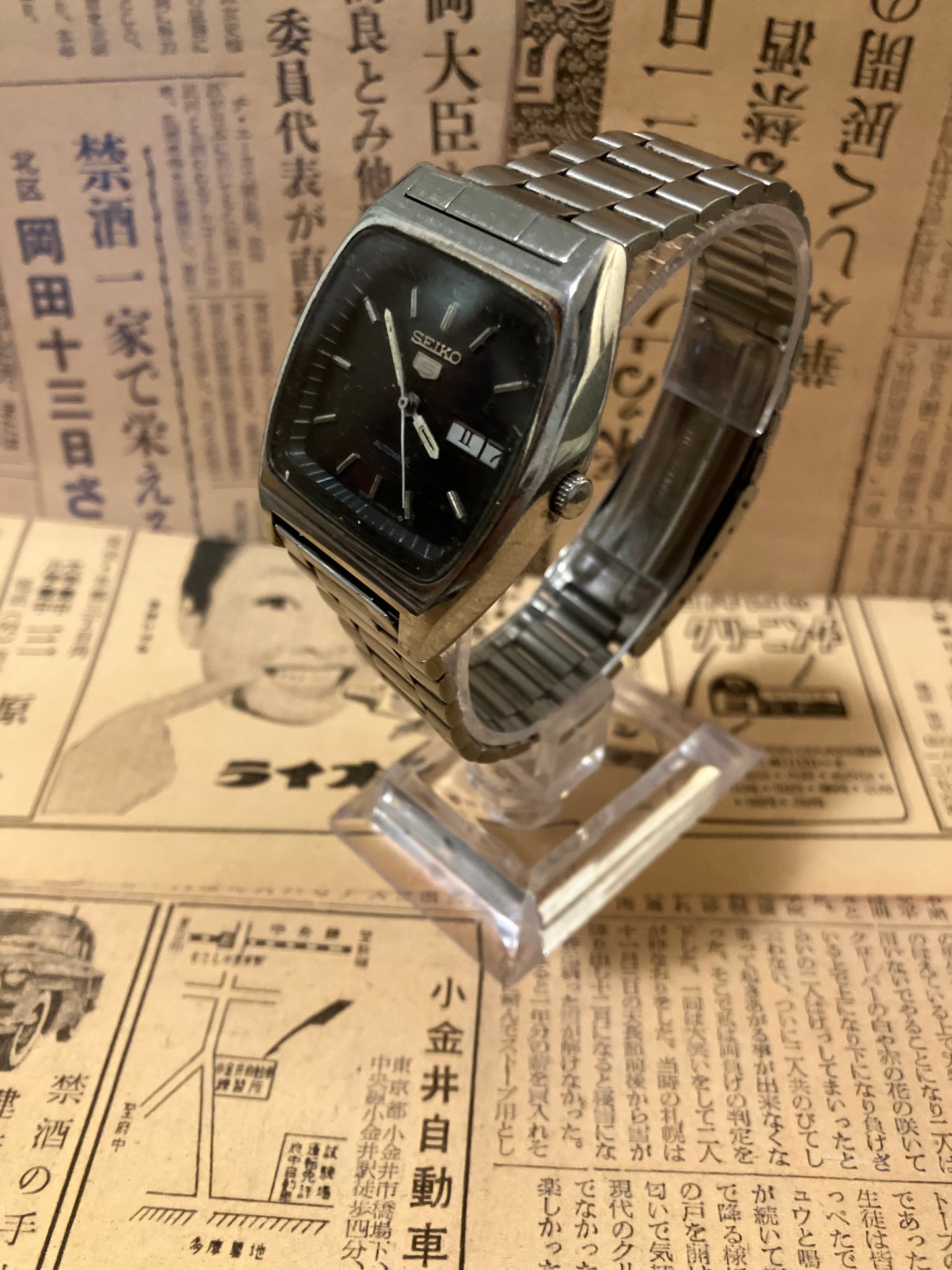 Seiko 5 - 6309 ‘Railway Time’ Black TV Case (1983)