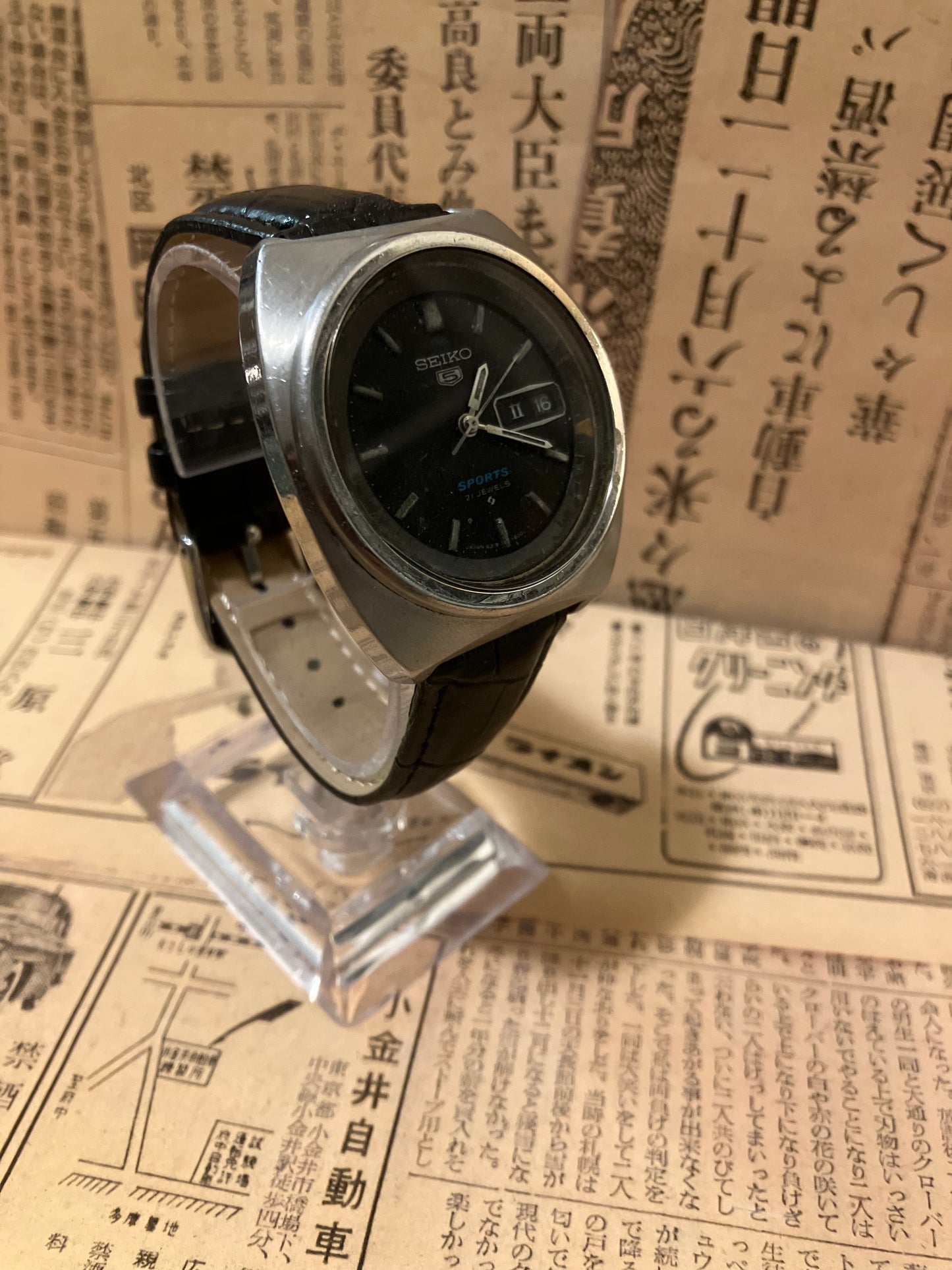 Seiko 5 Sports - 6319 Black (1983)