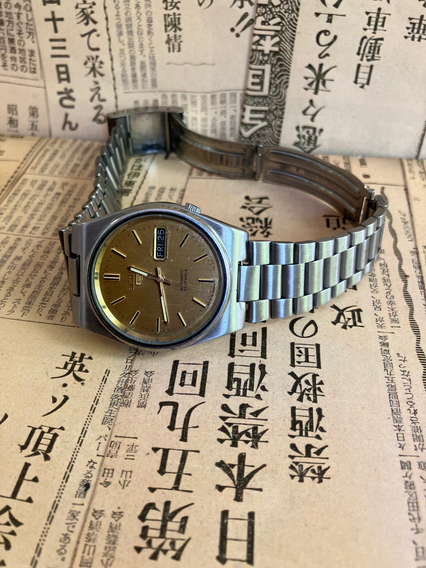 Seiko 5 - 7019 Gold (1975)