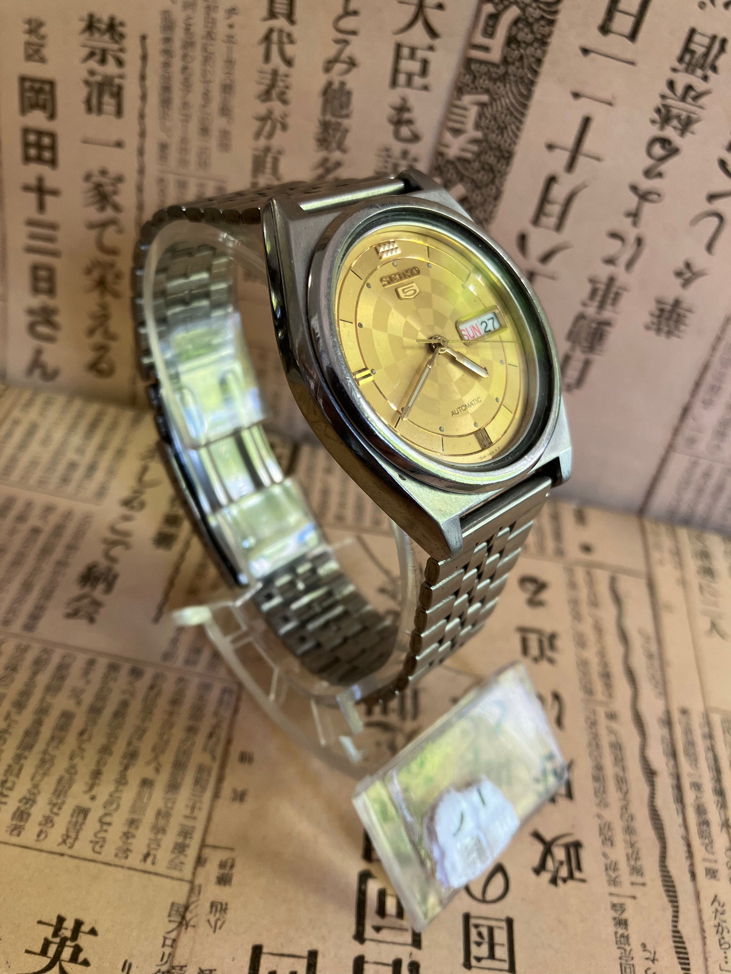 Seiko 5 - 7S26 Gold pattern (1997)