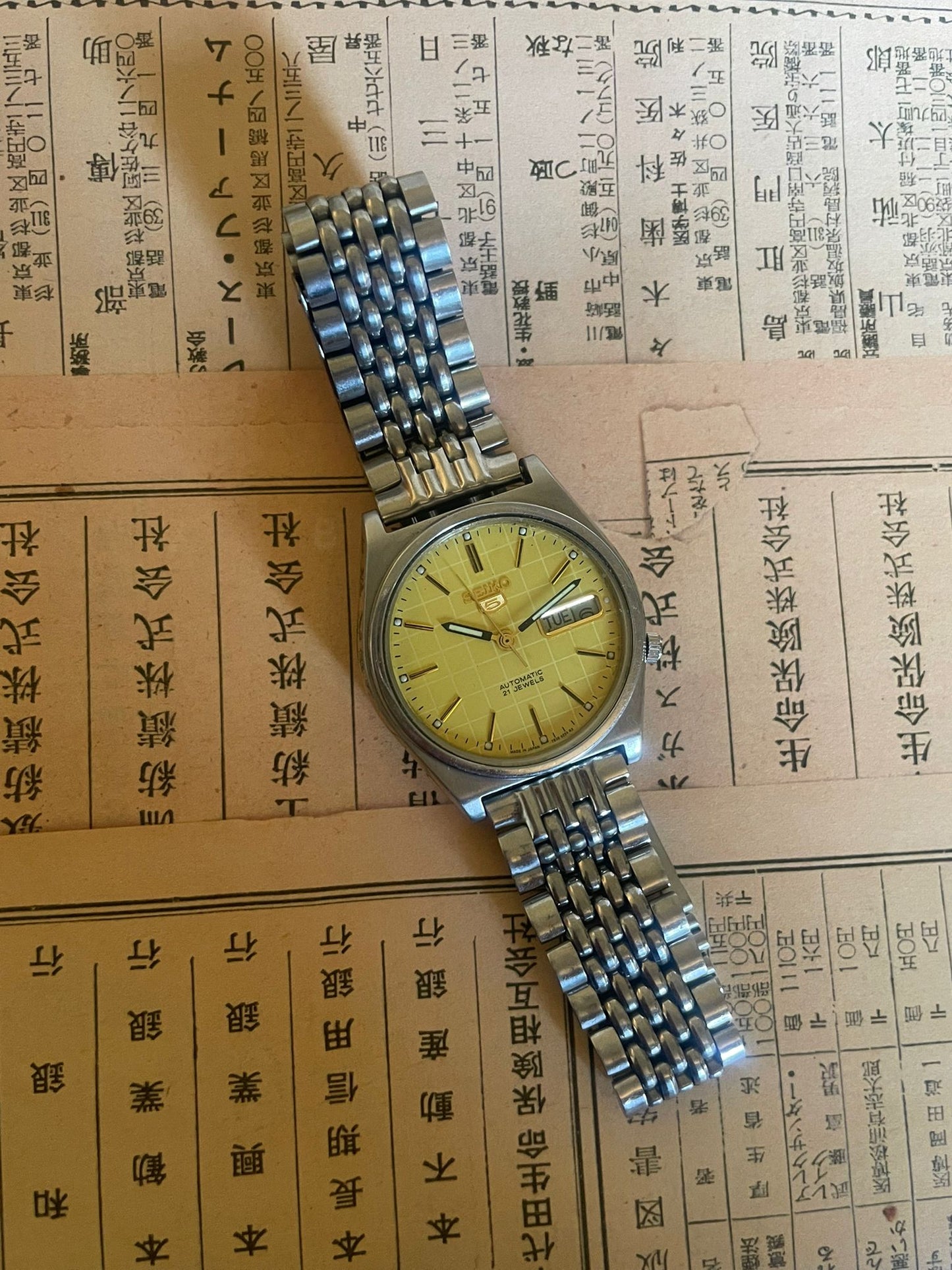 Seiko 5 - 7009 Gold (1986)