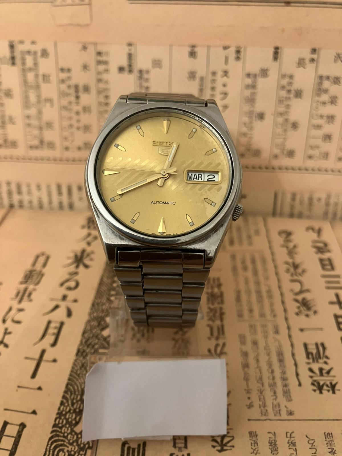 Seiko 5 - 7s26 Gold (SKXT13) (2001)