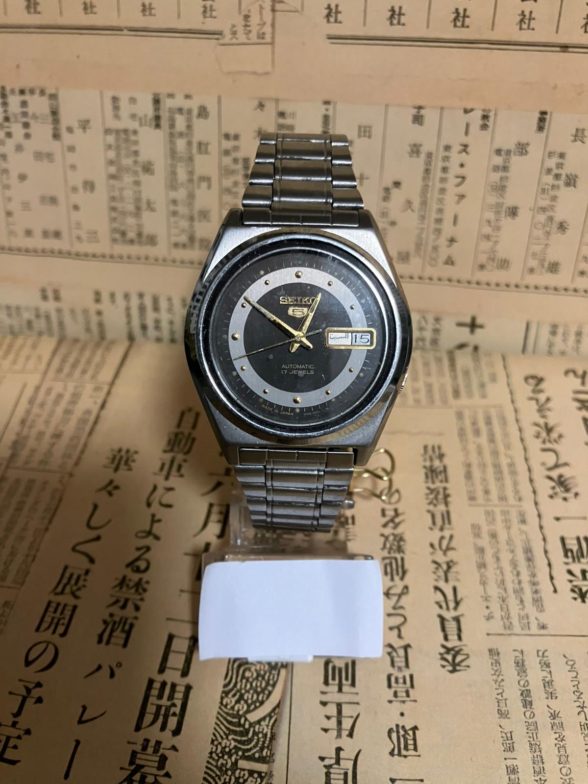 Seiko 5 - 7009 Black/Grey (1988)