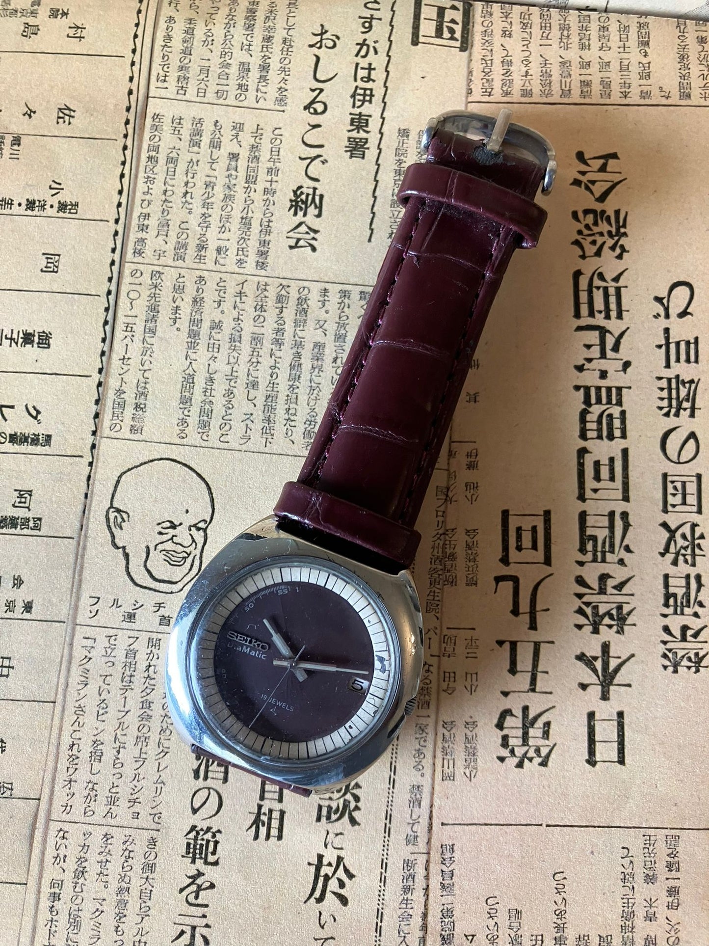 Seiko Diamatic - 7005 Burgundy (1972)