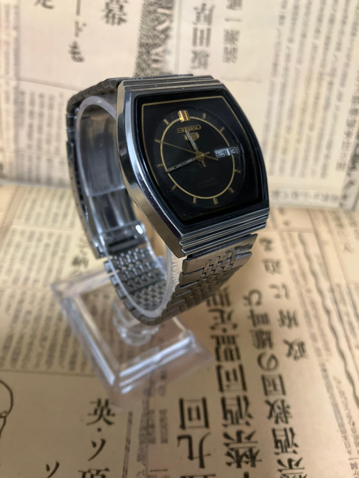Seiko 5 - 6319 Black TV Case (1985)