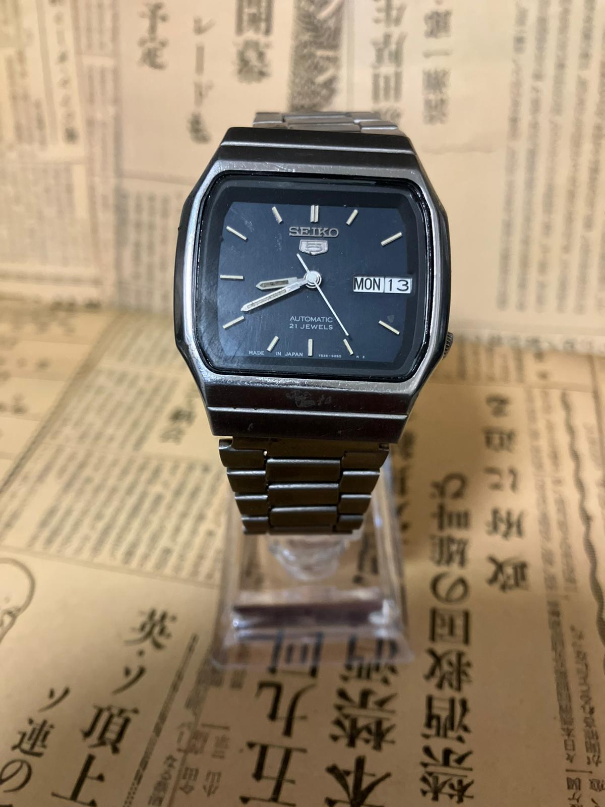 Seiko 5 - 7S26 Black TV Case (1997)